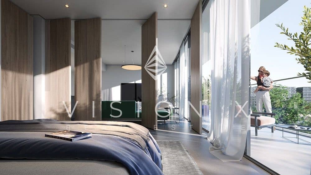 2Bedroom Apartment in Aljada with Scenic Views