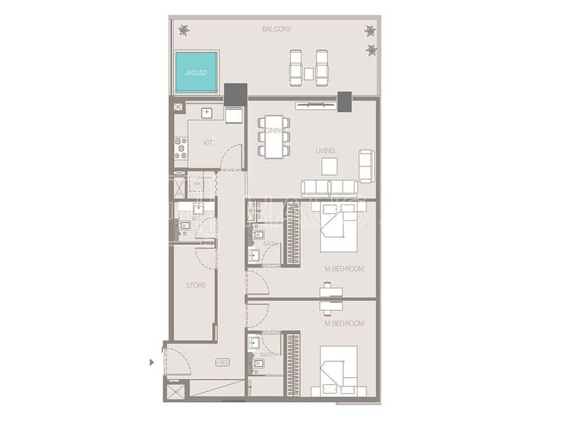 19 Trillionaire Residences by Binghatti unit 307-13. jpg