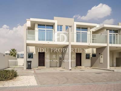 3 Bedroom Townhouse for Sale in DAMAC Hills 2 (Akoya by DAMAC), Dubai - End unit | Vacant to Move | Single Row