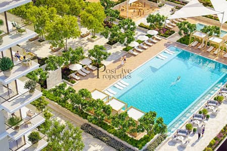 2 Bedroom Flat for Sale in Dubai Hills Estate, Dubai - Pool view low floor apartment| Pay AED 1.066M upon transfer rest on the payment plan