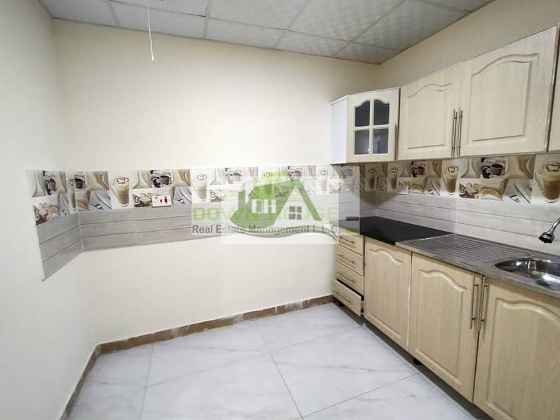 9 Spacious 1 Bedroom W/ Shared Pool in Khalifa City A