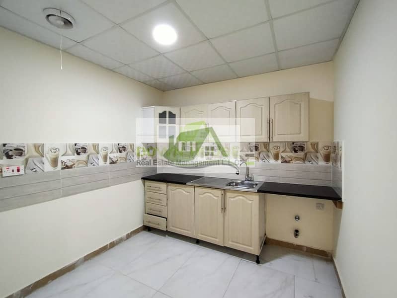 10 Spacious 1 Bedroom W/ Shared Pool in Khalifa City A
