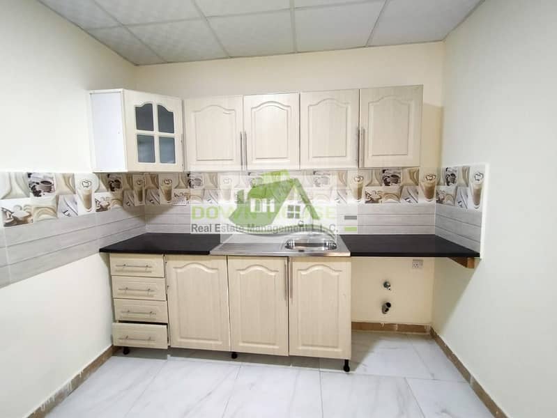 13 Spacious 1 Bedroom W/ Shared Pool in Khalifa City A