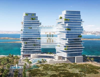 4 Cпальни Апартамент Продажа в Аль Марджан Айленд, Рас-эль-Хайма - Oceano-view-with-two-fountains-1. jpeg