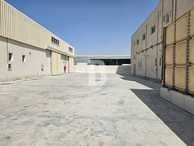 Warehouse for Rent in Mussafah, Abu Dhabi - 1200SQM | Warehouse + Mezzanine | Prime Location