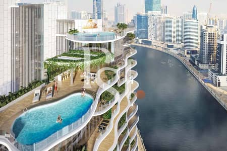 商业湾， 迪拜 1 卧室公寓待售 - Chic-Rooftop-Pools. jpg