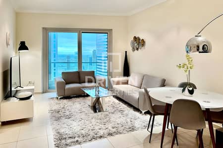 2 Bedroom Flat for Rent in Dubai Marina, Dubai - Furnished | High Floor | Ready to Move In