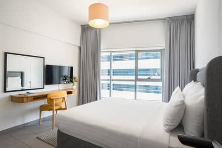 1 Bedroom Hotel Apartment for Rent in Barsha Heights (Tecom), Dubai - Premier 1BR -Bedroom 3. jpg