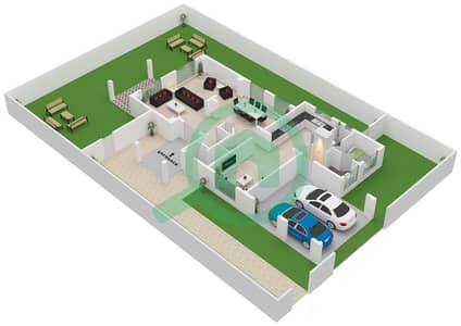 The Meadows 9 - 3 Bedroom Villa Type 5 Floor plan