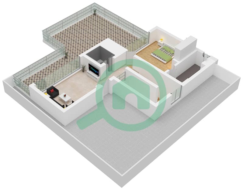 The Lakeshore - 5 Bedroom Villa Type THE CASCADE Floor plan Type The Cascade Floor Second interactive3D