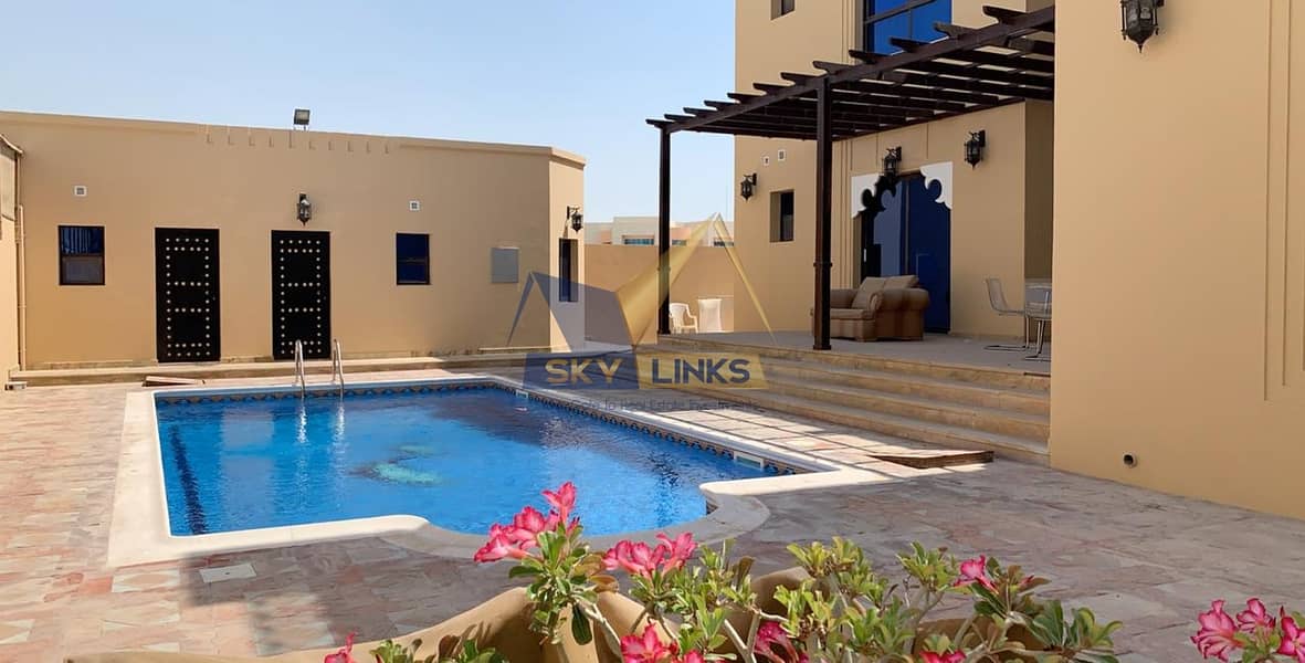 12 Fully Furnished 5 BR Villa With Pool for Rent in Al Barsha 3