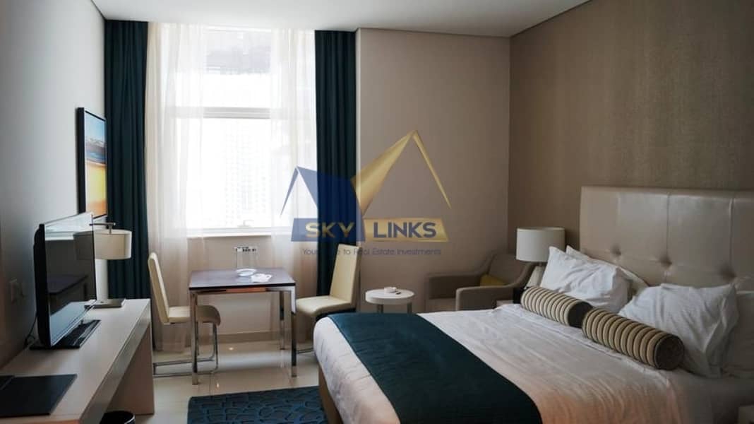 6 Investor Friendly Furnished Luxury 1 Bedroom Hotel Apartment.