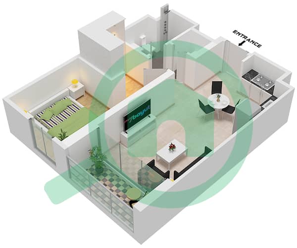 Type 2 Unit 2 Floor 1
Type 2 Unit 3 Floor 2-11
Type 2 Unit 29 Floor 3-10
Type 2 Unit 1 Floor 12
