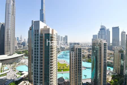 1 Bedroom Flat for Rent in Downtown Dubai, Dubai - Fountain View | Vacant | Chiller Free | High Floor