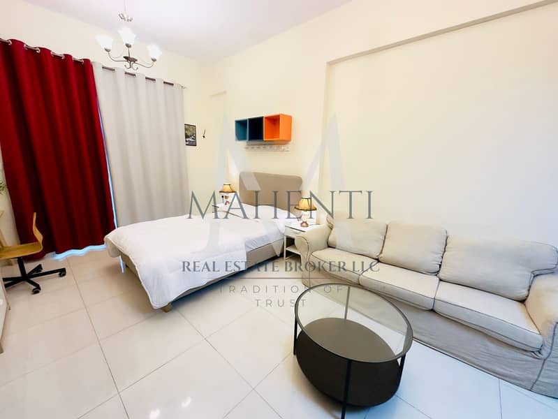 Efficient Elegance Fully Furnished, Studio, for Rent in Sports City