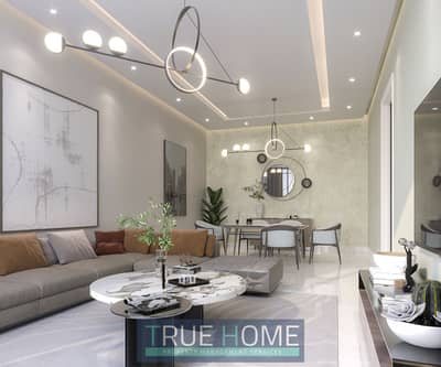 阿尔马扎尔街区， 夏尔迦 2 卧室公寓待售 - 03 Living Areav-02. jpg