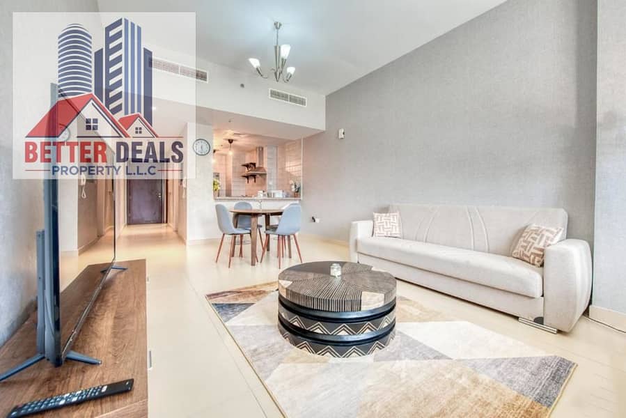 CHILLER FREE FULLY FURNISHED ONE BEDROOM APARTMENT IN STADUIM POINT