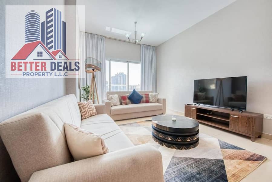 CHILLER FREE FULLY FURNISHED ONE BEDROOM APARTMENT IN STADUIM POINT