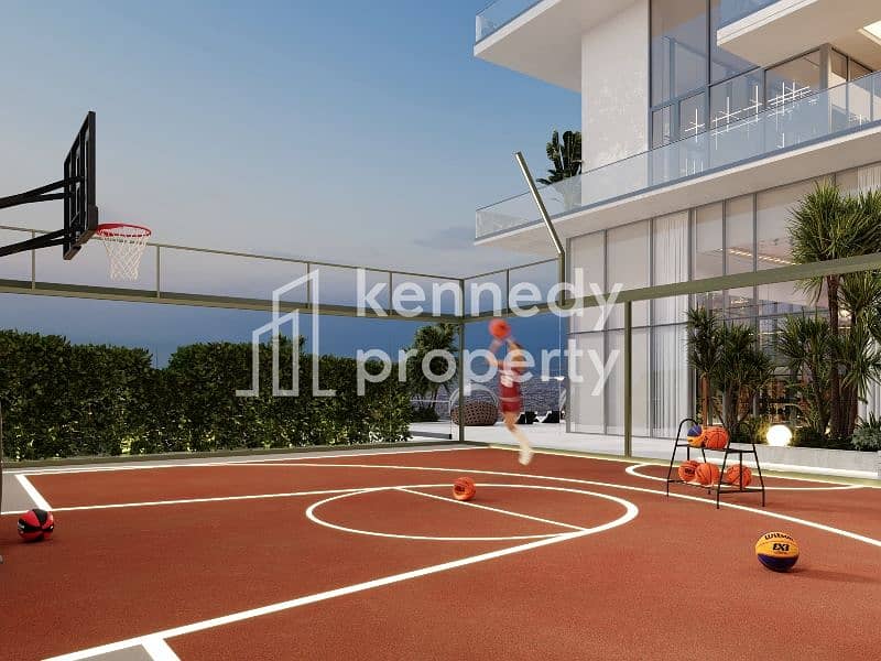 8 Render_Kempinski Marina Residences Dubai_Amenities_Outdoor Half Basketball Court. jpg