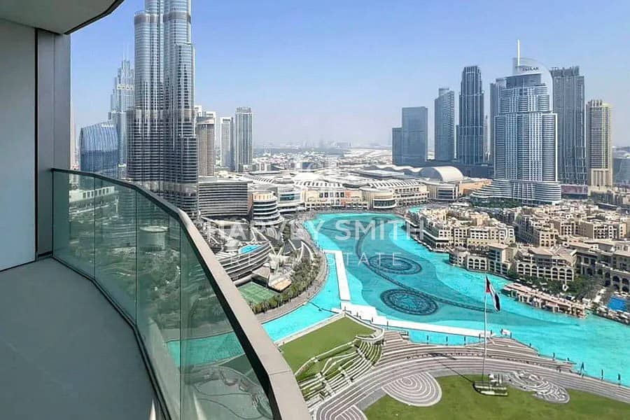 Burj + Fountain Views | High Floor | Available Now