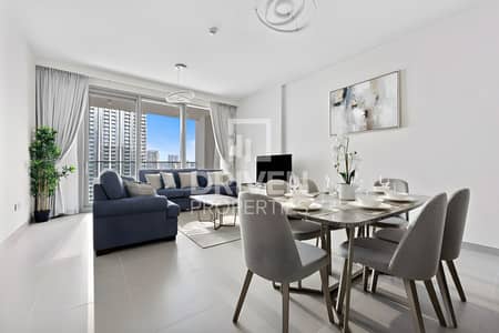 2 Bedroom Flat for Rent in Downtown Dubai, Dubai - High Floor | Downtown Views and Fully Furnished