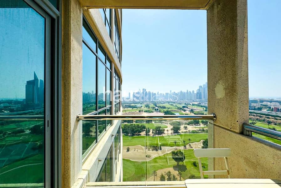 位于景观公寓社区，高尔夫大厦，高尔夫大厦2号 1 卧室的公寓 125000 AED - 9815478