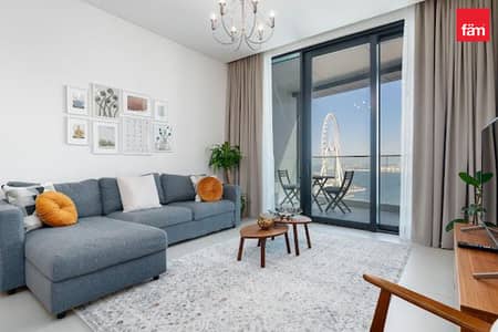 2 Bedroom Apartment for Rent in Jumeirah Beach Residence (JBR), Dubai - Fully Furnished | High Floor | Panaromic Sea Views