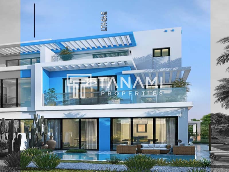 Вилла в Дамак Лагунс，Санторини, 6 спален, 5200000 AED - 9820744