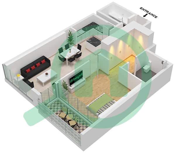 Type T14 Unit 10  Floor 4-16