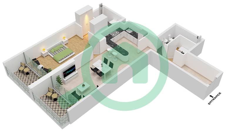 Type 6 Unit 16 Floor 1-20