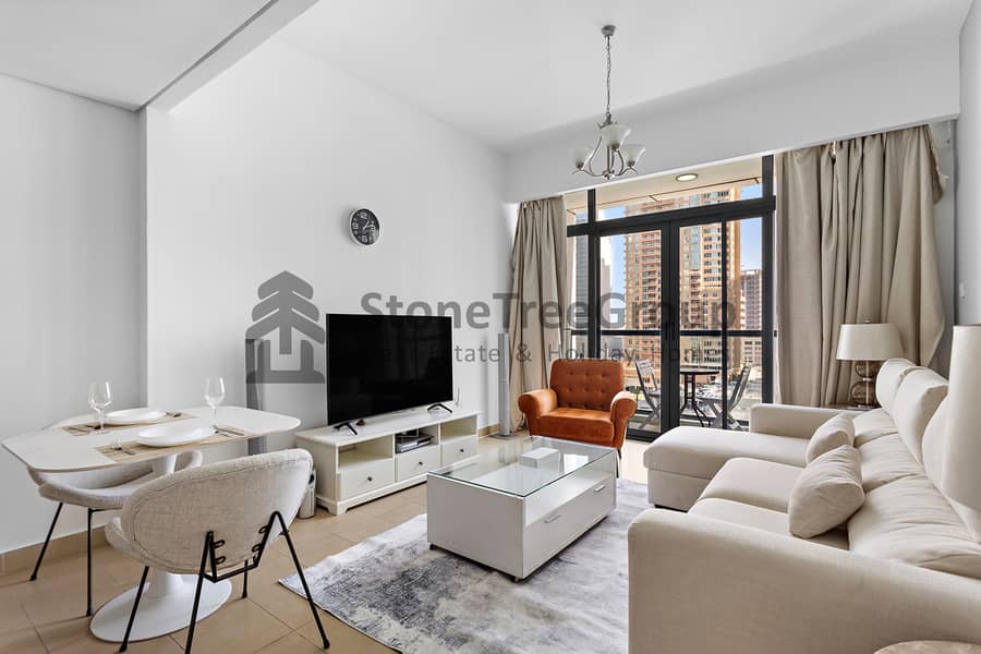 Urban Luxury Furnished 1 BHK Gym and Pool Access New Apartment