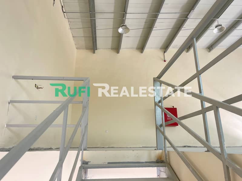 25 KW Power 2,000 SQFT Only Ground + Mezzanine Floor Warehouse for Rent