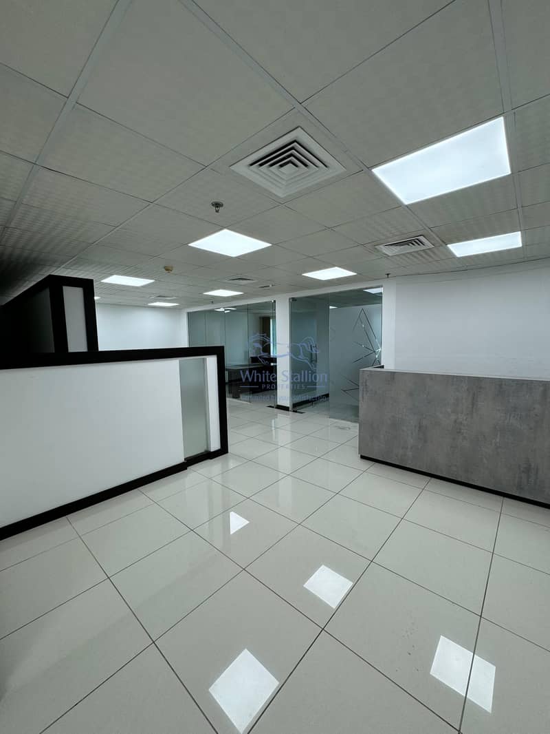 Big Office Space + Furnished + Partitioned + Lake View + Near Metro