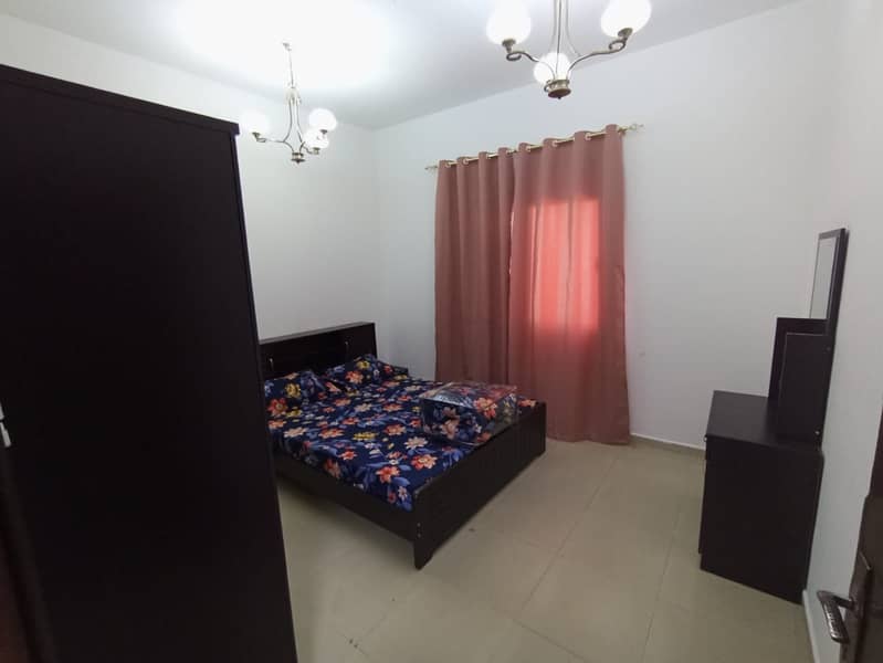 Furnished room and lounge for monthly rent in Ajman, Kuwait Street Al