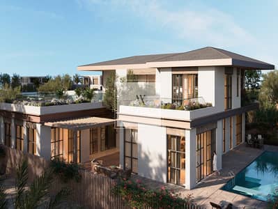 4 Bedroom Villa for Sale in Al Hudayriat Island, Abu Dhabi - Corner | Luxury Waterfornt Community| Beach Access