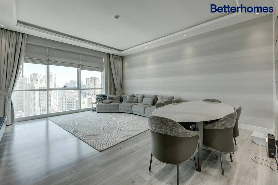 Furnished | Modern | Sea and JBR view |Maid