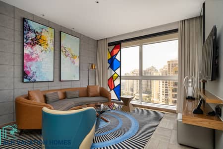 شقة فندقية 1 غرفة نوم للايجار في نخلة جميرا، دبي - Andaz the Palm_1bd_VH-7. jpg