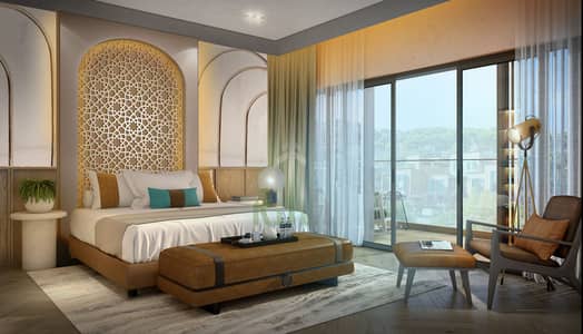 4 Bedroom Townhouse for Sale in DAMAC Lagoons, Dubai - MASTERS BEDROOM. jpg