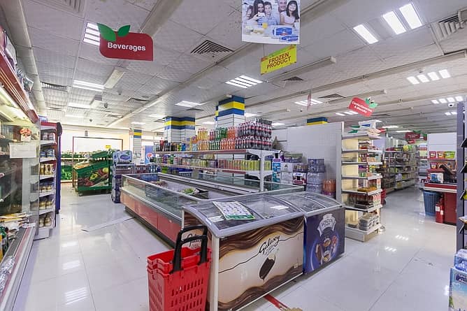 Main Road Profitable Supermarket for Investment