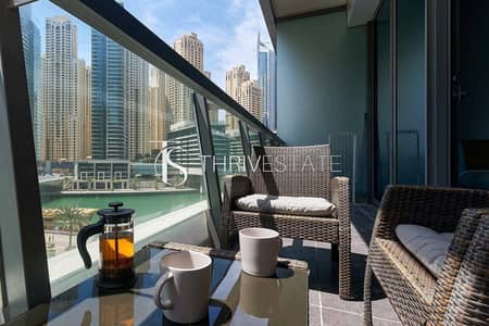 Studio for Rent in Dubai Marina, Dubai - Marina Views | Vacant | Fully Furnished