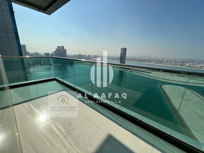 3 Bedroom Flat for Rent in Al Mamzar, Sharjah - Spacious 3bhk,Master Bedroom,Full Corinche view/AC Chiller Free/Parking/Gym/Pool free rent 115,000