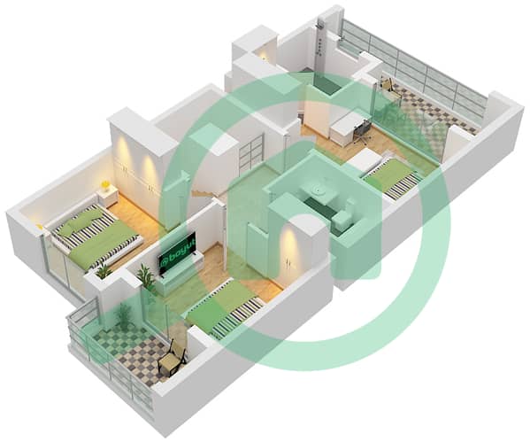 Unit 8Plex-Th5 Type F Floor First