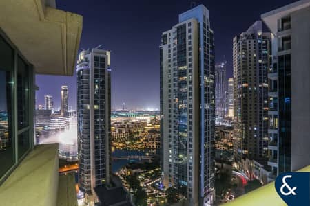 1 Bedroom Apartment for Sale in Downtown Dubai, Dubai - One Bedroom | Vacant Now | Fountain view