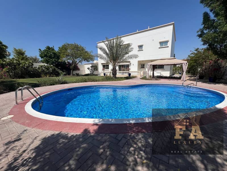 SPACIOUS 5BHK VILLA WITH PRIVATE POOL FOR RENT IN AL BARSHA