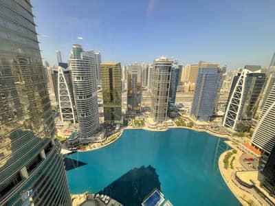 Office for Rent in Jumeirah Lake Towers (JLT), Dubai - Lake View|Partitioned|Vacant|High Floor|Great Deal