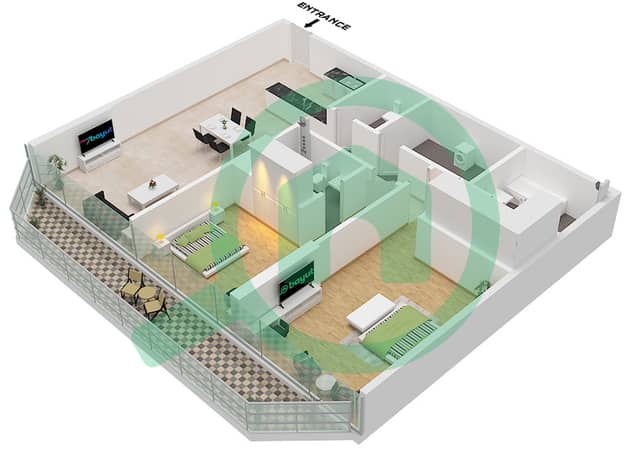 Type C Unit 7 Floor 3