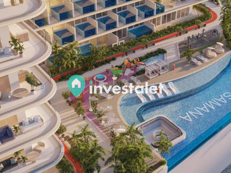 位于迪拜生产城(IMPZ)，Samana Lake Views 的公寓 550000 AED - 9412874