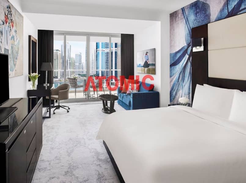 Furnished studio in JLT Serviced apartment in Laguna movenpick hotel