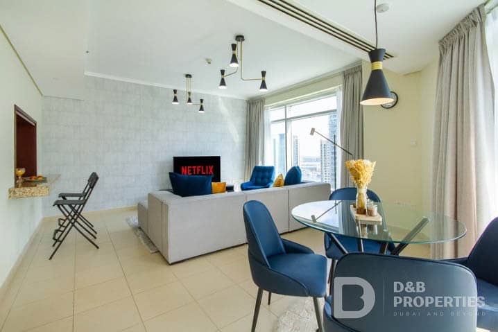 BURJ VIEWS A | SPACIOUS | FURNISHED