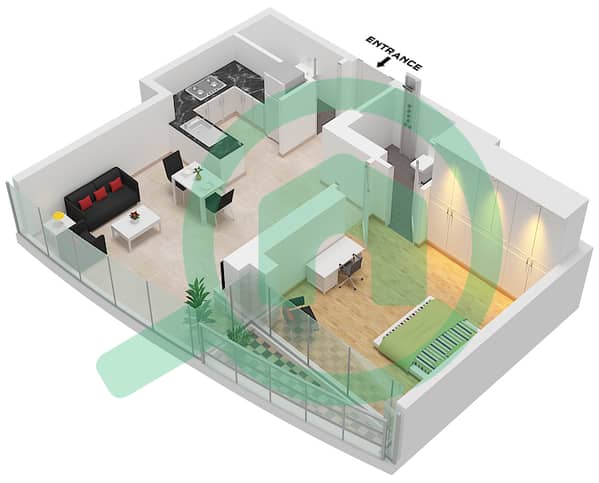 Type 3b Floor 2-5,7-13,15,17-25,27,29-35